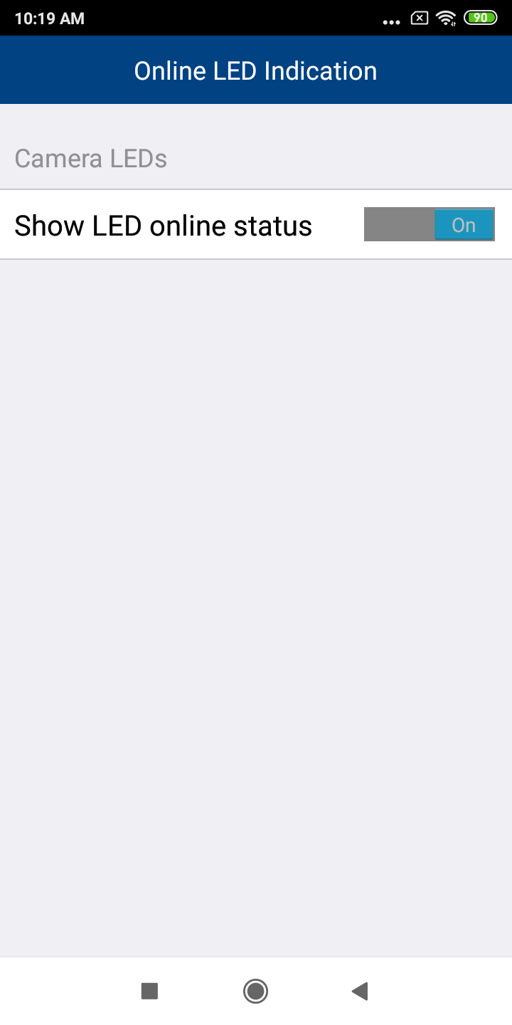 Set the LED online status (Android & iOS) RM5752 VTech