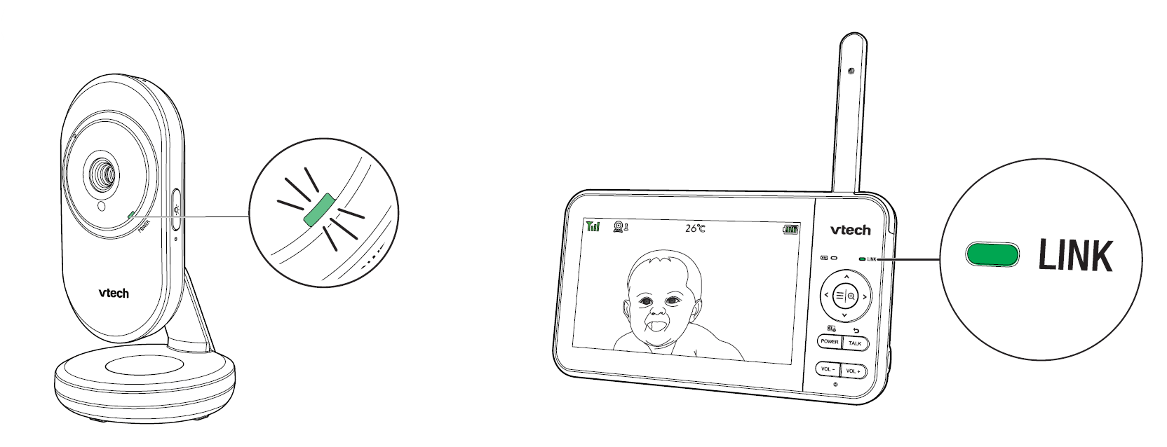 Check the Status of the Baby Monitor BM5250 VTech Australia Support