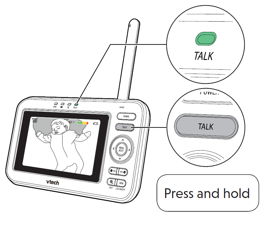 Vtech australia clearance baby monitor